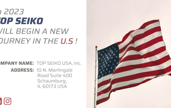 米国現地法人(Top Seiko USA, Inc.)設立のお知らせ